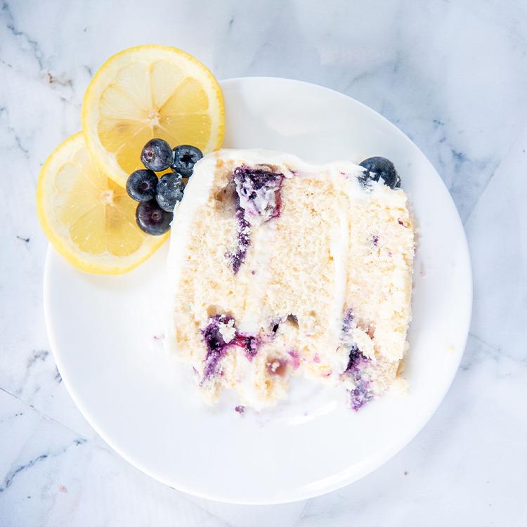 Delectable Blueberry Lemon Cake